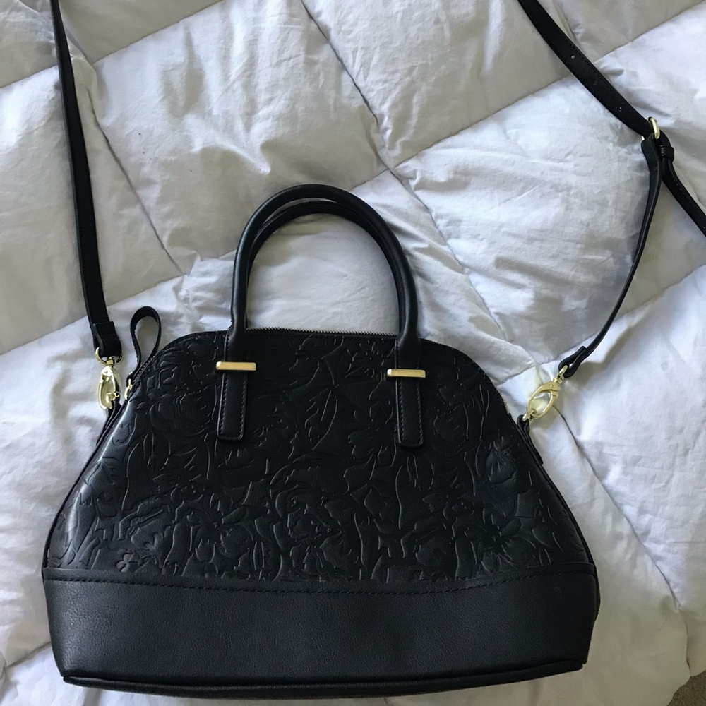 Black Merona Crossbody Purse